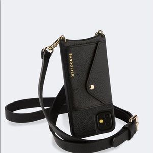 Hailey Side Slot Leather Crossbody Bandolier